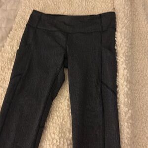 Lululemon leggings , most likely size 8, dark grey